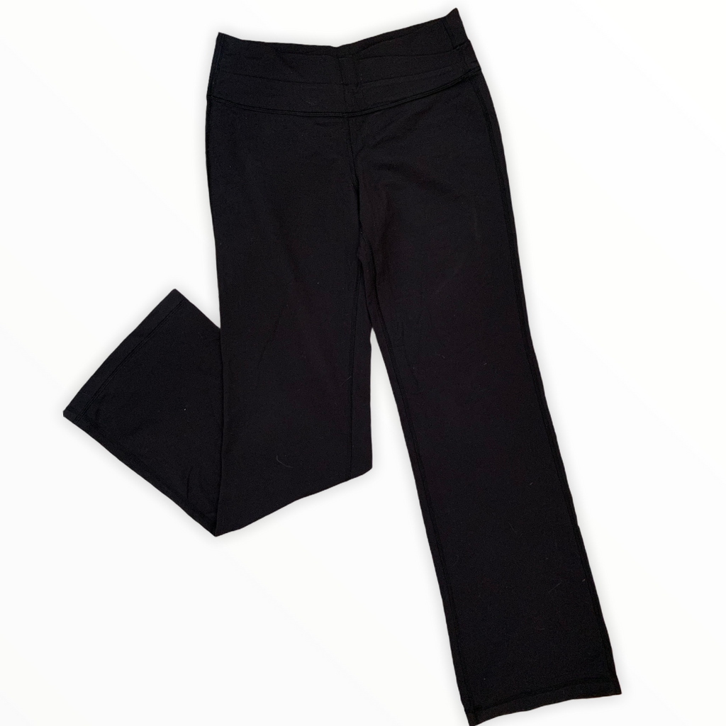 Black Lululemon Groove Pant Flare, 8